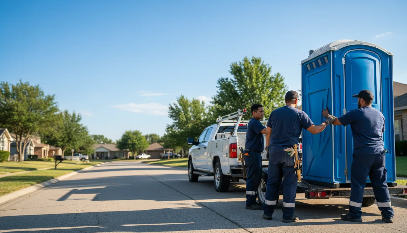Portable Toilet Rental in Bagwell, TX near me